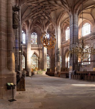 Nuernberg şehri manzarası, Almanya