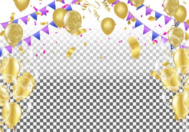 Endüstriyel balon partisi festivali.