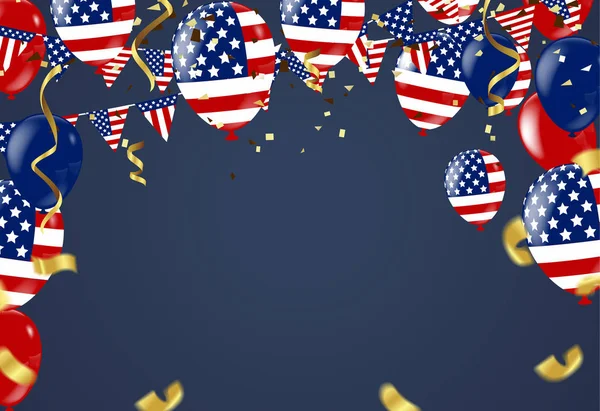 Fourth of July. 4th of July holiday banner. USA Independence Day