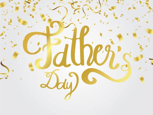 День батька фон, Щасливий день Типографія для вітальної листівки — стоковий вектор