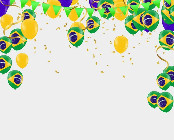 Brezilya 'nın En Renkli Kutlama Bir Festivali — Stok Vektör