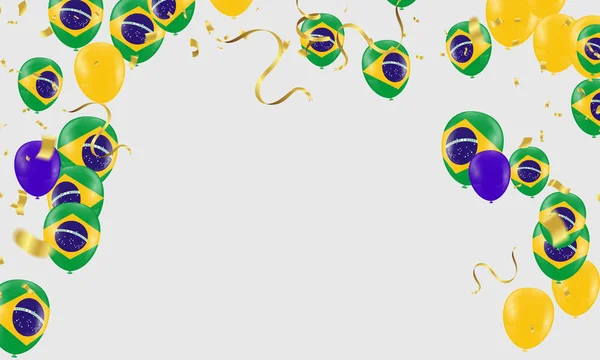 庆祝巴西五彩缤纷的节日 — 图库矢量图片