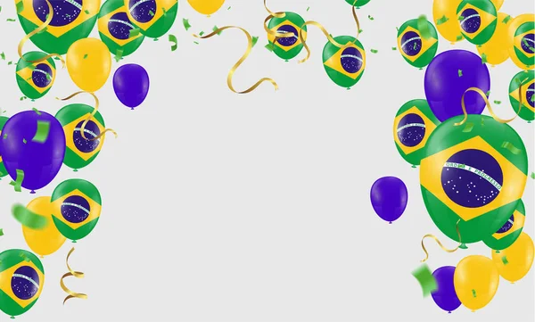 Festival célébré brésilien Célébration colorée brésilien Han — Image vectorielle