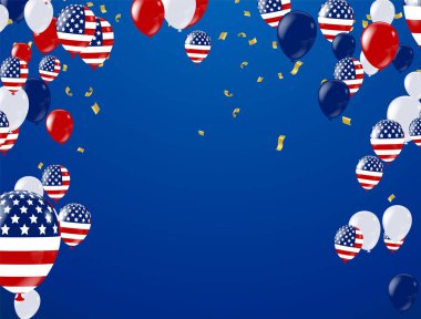 İşçi Bayramı reklam afişi şablonu. Amerikalı!