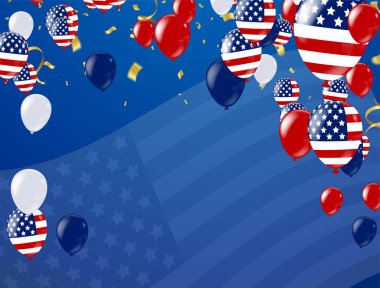 İşçi Bayramı reklam afişi şablonu. Amerikalı!