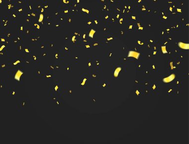 Konfetili Noel Parlayan Kutlama arka plan şablonu 