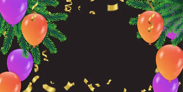 Kerstmis. Kerstvakantie belettering ontwerp, typografie als banner, — Stockvector
