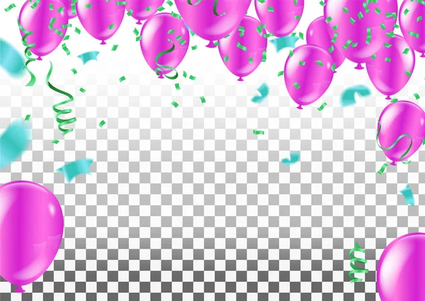 Christmas. Xmas holiday lettering design. Vector party balloons — 图库矢量图片