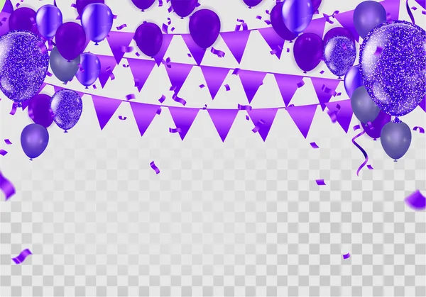 Üst katlarda mor balonlar ve temiz bir yol var. Şekerin güzel bir yansıması.,
