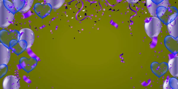 Візуальне Зображення Пурпурових Куль — стоковий вектор