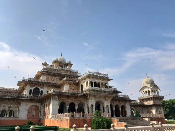 Jaipur India Circa 2019 Albert Hall Museum Día Soleado —  Fotos de Stock