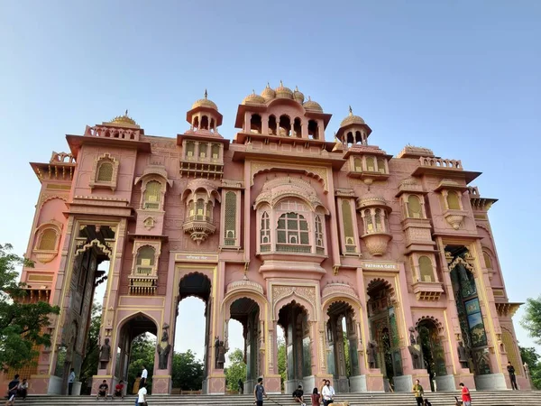 Jaipur Indie Circa 2019 Patrika Gate Jawahar Circle — Stock fotografie