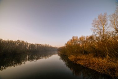 Paisaje de otoo y sus tonos calidos