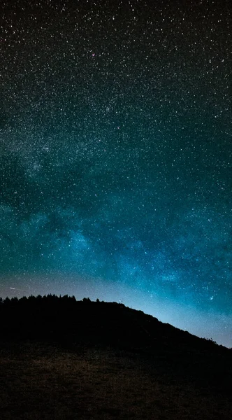 Paisaje nocturno y to lactea