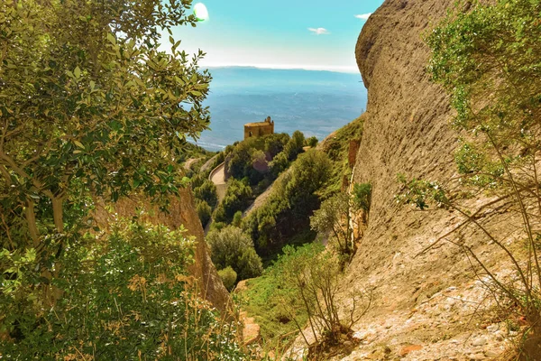 Sant Geroni altura mais de um quilômetro, montanha Catalunha, ne — Fotografia de Stock