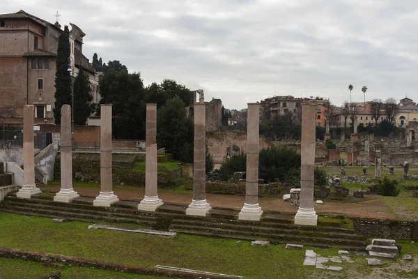 Fórum Romano e Colina Palatina — Fotografia de Stock