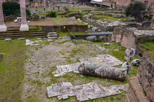 Fórum Romano e Colina Palatina — Fotografia de Stock