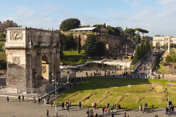 Roman Forum a Palatine Hill — Stock fotografie