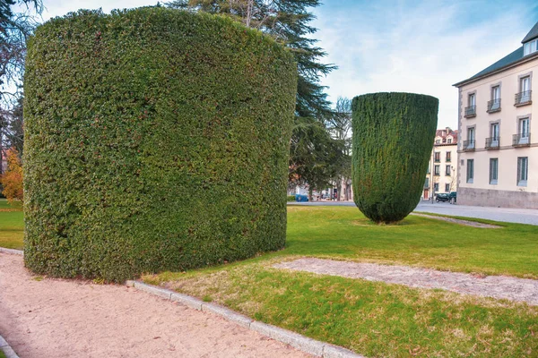 Piękne ogrody Royal Site of La Granja de San Ilde — Zdjęcie stockowe