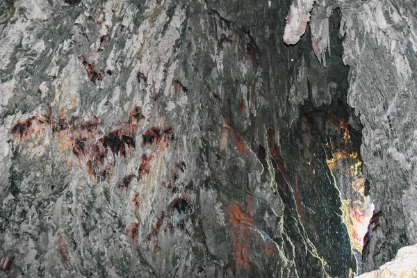 Jeskynní skály stalaktity stalagmity hory Španělska — Stock fotografie