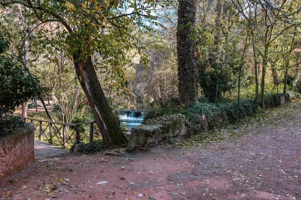 Os belos jardins do Sítio Real de La Granja de San Ilde — Fotografia de Stock