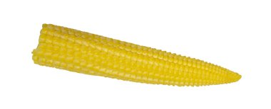 Beyaz arkaplanda küçük mısır izole