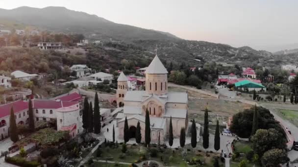 Svetitskhoveli Katedrális Egy Keleti Ortodox Katedrális Található Történelmi Város Mtskheta — Stock videók