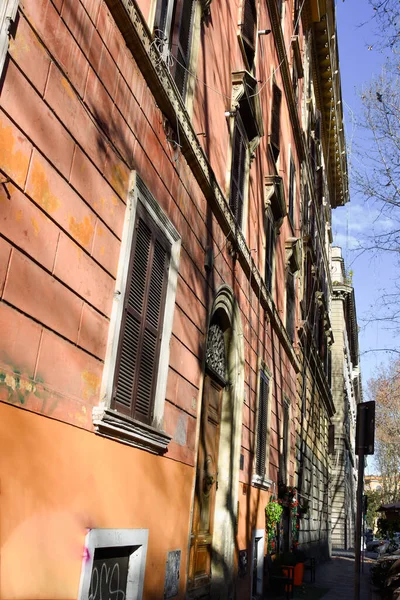 Antico Edificio Nella Zona Della Stazione Termini Strade Roma — Foto Stock