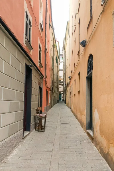 Narrow Alleys Historical Center Savona Liguria Italy — Stock Photo, Image