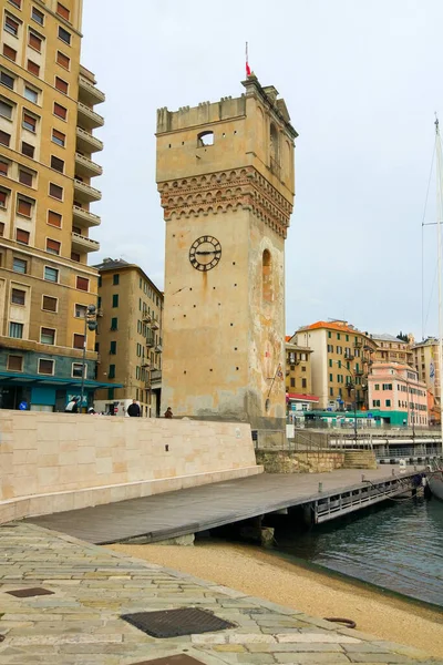 Savona Italia Enero 2019 Torre León Pancaldo Puerto Savona — Foto de Stock