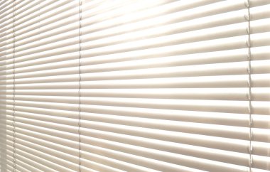 Pencere gri metalik jalusie storlar office arka plan