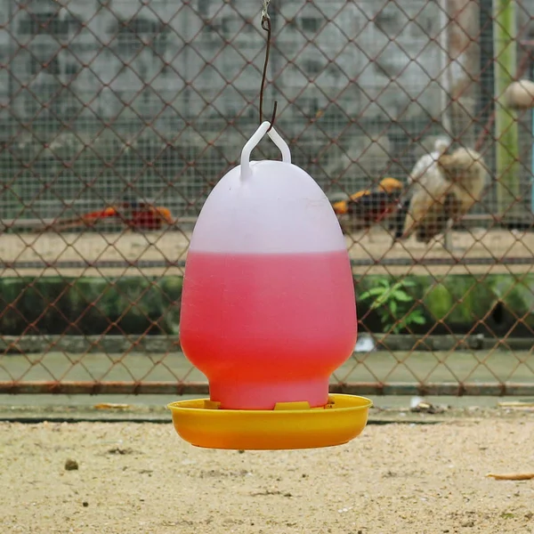 Una botella de agua para mascotas — Foto de Stock