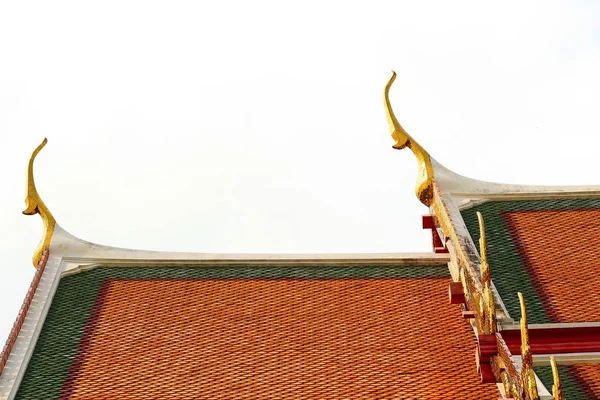 gable apex architecture of golden buddha of thailand