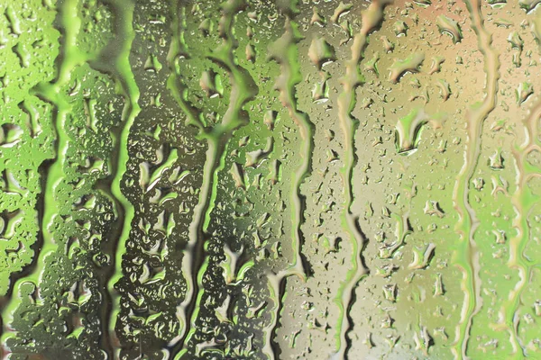 Hujan tetes di jendela — Stok Foto