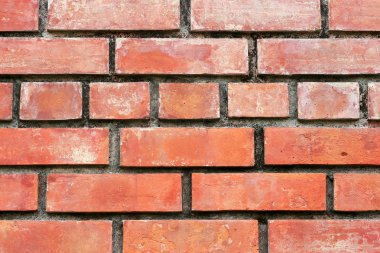 Kırmızı tuğla duvar dokusu