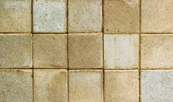 Stare ściany płytki ceramiczne cegły — Zdjęcie stockowe