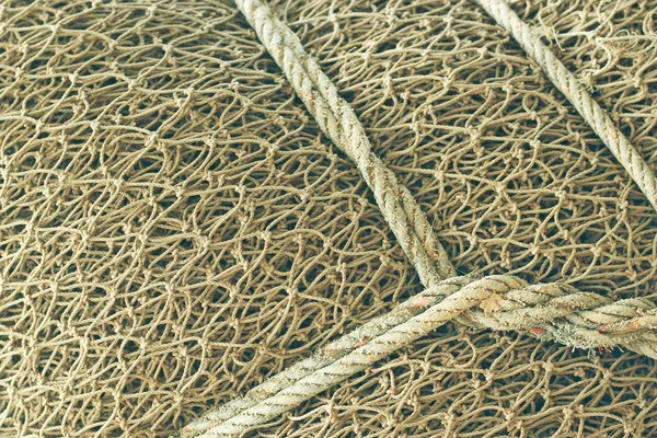 Nät med rep — Stockfoto