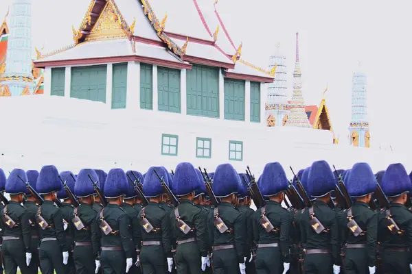 왕립 태국 군대의 움직임 — 스톡 사진