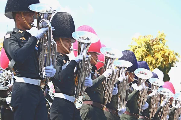 The movement of the military in the orchestra — Stock Photo, Image