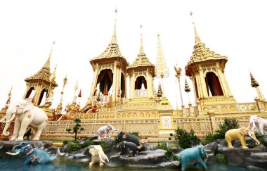 Kraliyet krematoryum Hm Kral Bhumibol Adulyade için