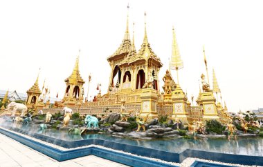 Kraliyet krematoryum Hm Kral Bhumibol Adulyade için