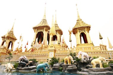 Kraliyet krematoryum Hm Kral Bhumibol Adulyade için