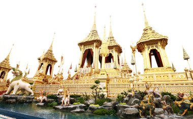 Kraliyet krematoryum Hm Kral Bhumibol Adulyade için