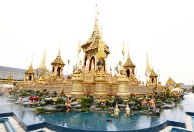 Kraliyet krematoryum Hm Kral Bhumibol Adulyade için