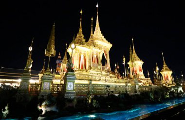 Hm Kral Bhumibol Adulyadej Sanam Luang, Kraliyet krematoryuma Kraliyet cenaze kullanılmak üzere hazırlanan