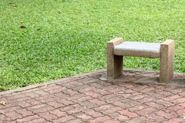 Taş bankların koltuk Park
