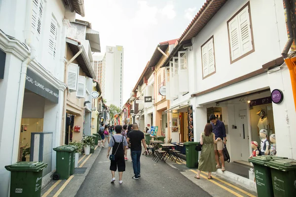 Einkaufsstraße Bugis Singapur Stockbild