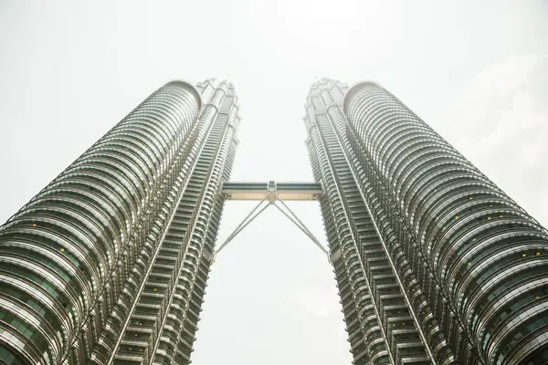 Berühmte Petronas Türme Kuala Lumpur — Stockfoto