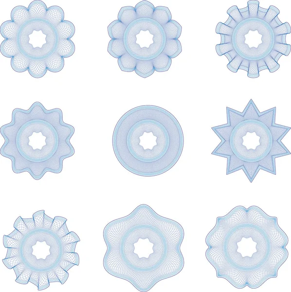 Complex currency + diploma ornamentation. Great for seals, security documents, currency, certificates and more. Easy to edit and change color.