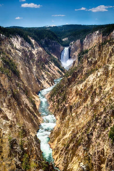 Yellowstone Ulusal Parkı, Wyoming Büyük Kanyonu 'nun Aşağı Şelaleleri